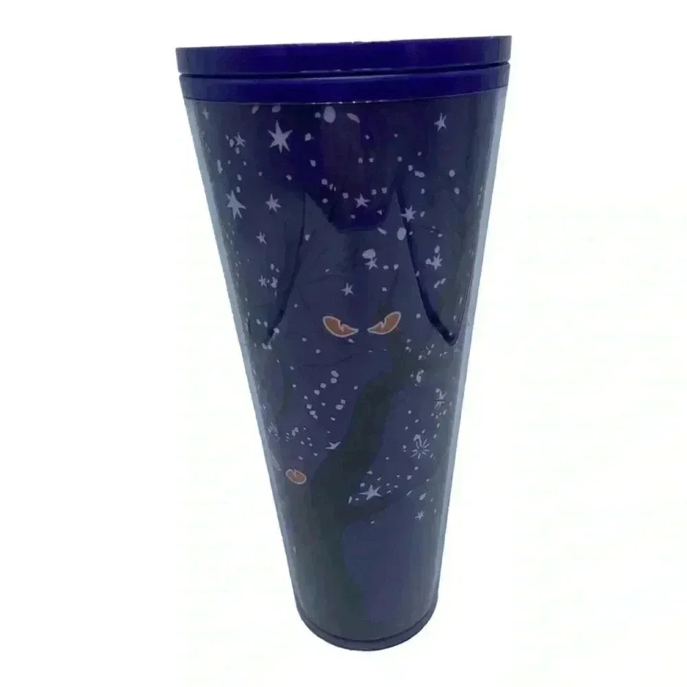 Starbucks Halloween 2022 Glow In The Dark Purple Eyes Hocus Pocus Cup tumbler